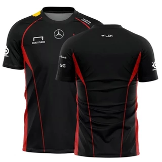 2024 T1 Uniforme Jersey LCK T1 FAKER Camiseta Keria Gumayusi Equipe Oner Zues SKT T1 Esportiva Tees Fã