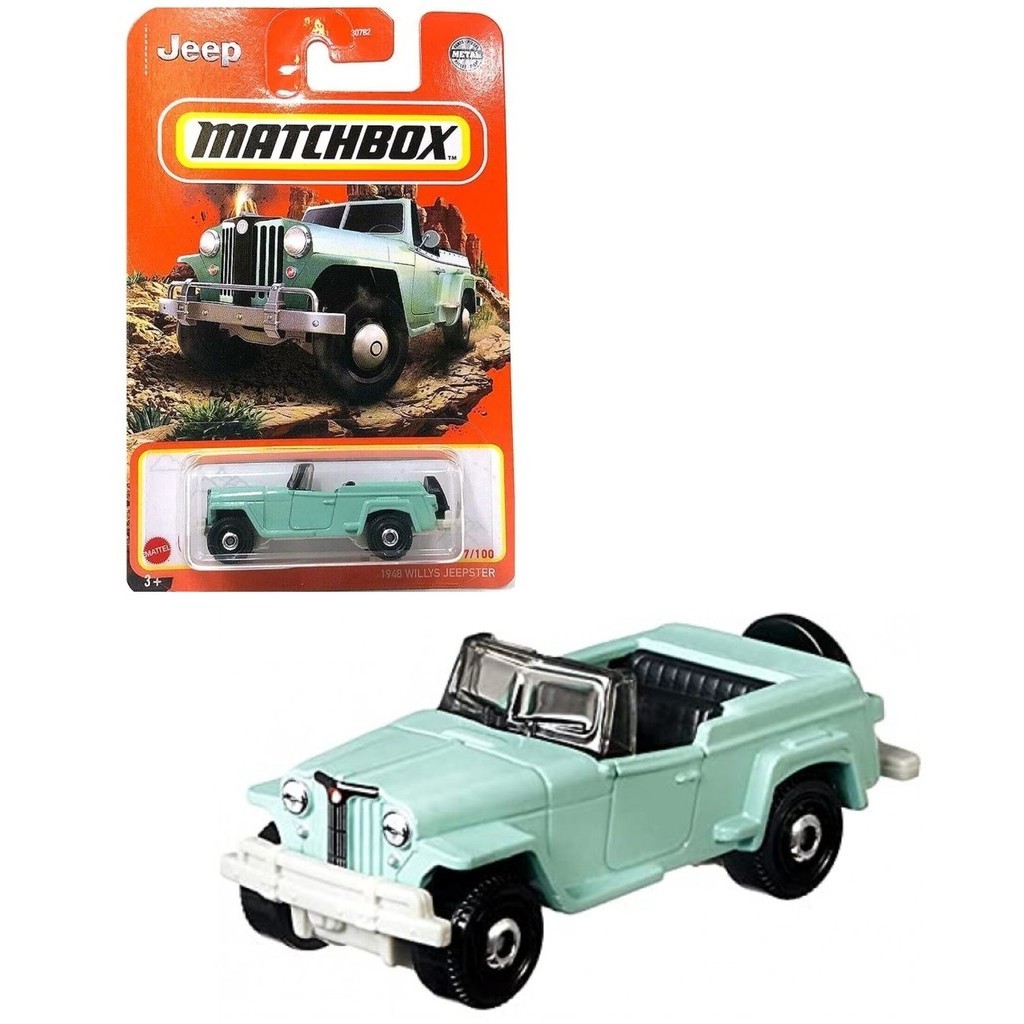 1948 Willys Jeepster Matchbox Mattel Jeep | Shopee Brasil