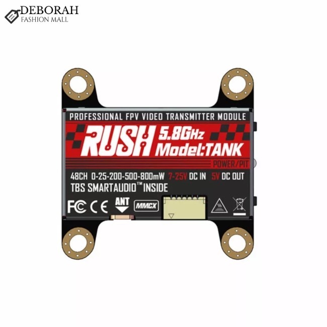 DEB RUSH VTX TANK 5.8G 48CH Áudio Inteligente 0-25-200-500-800mW ...
