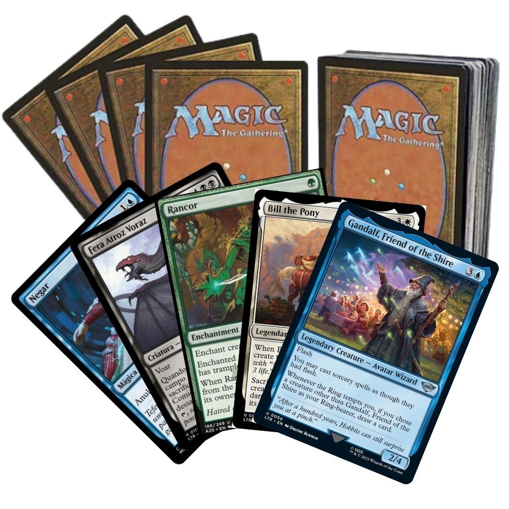 Lote de 200 cartas de MAGIC the Gathering aleatórias | Shopee Brasil