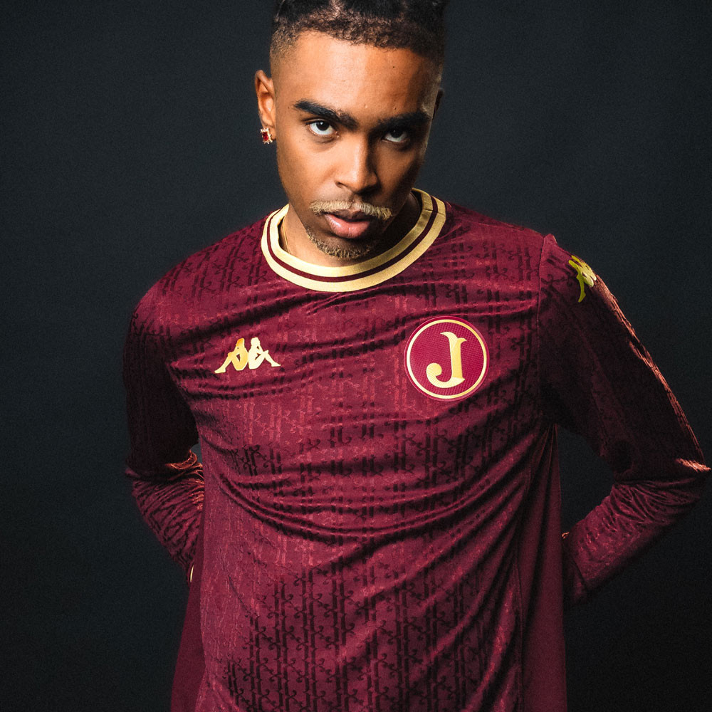 Camisa Kappa Juventus da Mooca I 2024 Centenário Grená Manga Longa