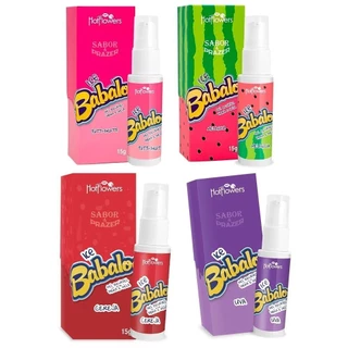 Gel Lubrificante Ice Babaloo Hotflowers Vibra e Gela Vibrador Líquido Aromático Beijável 15g Hot Flowers - Sex Shop