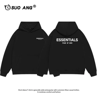 Camisola Com Capuz Essência De Alta Qualidade Novos Homens E Mulheres Podem Usar De Manga Comprida De Algodão Letras Soltas Antes Depois .