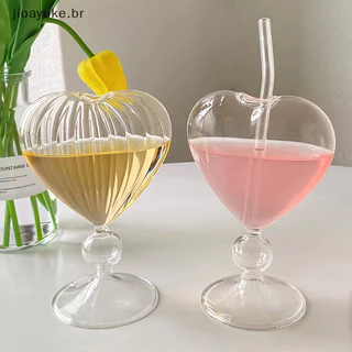 YUKE Caneca De Vidro Em Forma De Coração Canecas Pássaro E Várias Xícaras Coquetel De Chá Cerveja Café Com Leite Bebidas