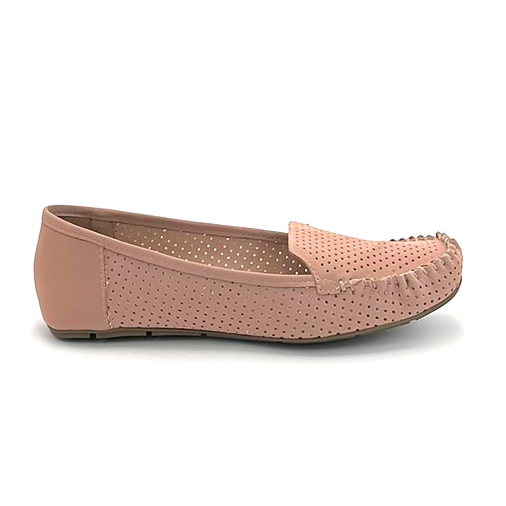 Sapatilha Via Uno 304026 Mocassim Salto Baixo Social Leve Feminino