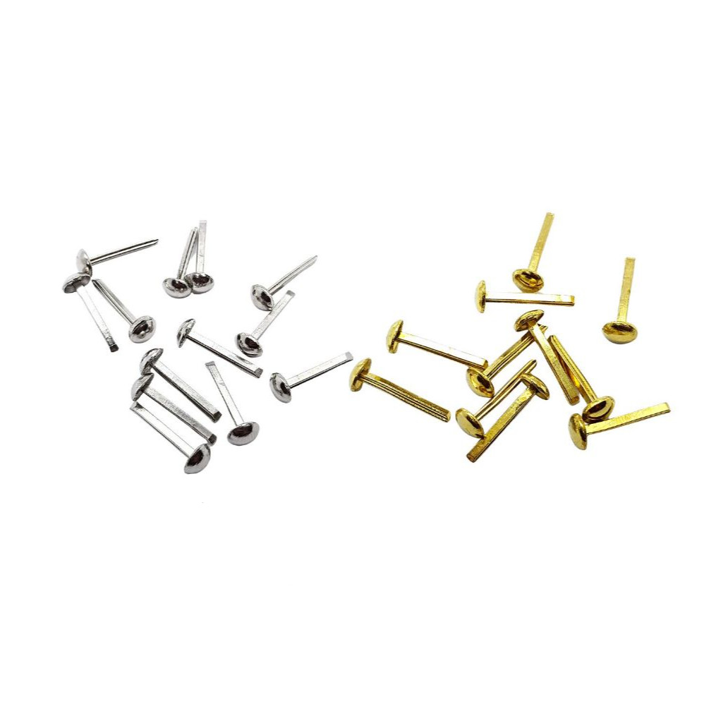 PACOTE DE COLCHETES C/70UNIDADES DE METAL BAILARINA PARA FIXAÇÃO 19MM ARTESANATO CARTONAGEM