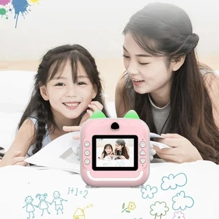 Crianças Câmera De Impressão Instantânea Vídeo Fotografia Digital Foto Brinquedo Mini Impressora Térmica Menino Meninas