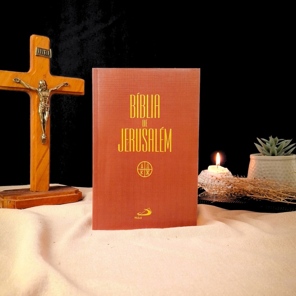 Bíblia De Jerusalém Média - Capa Cristal