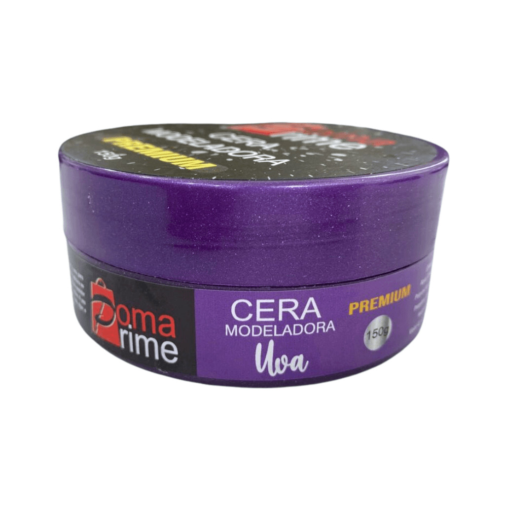 Cera Pomada Modeladora para Cabelo Poma Prime Brilho Uva 150g | Shopee ...