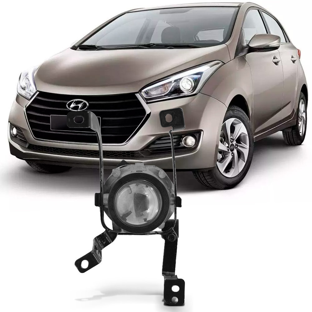 Farol de Milha HB20 HB20s 2016 2017 2018 2019 Lado Esquerdo (Motorista ...
