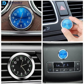 DIGIFOUNDER Relógio Luminoso De 40mm De Carro Stick-On Mini Digital Mecânico De Quartzo Relógios Auto Ornamento Automóveis Acessórios Internos O8U1