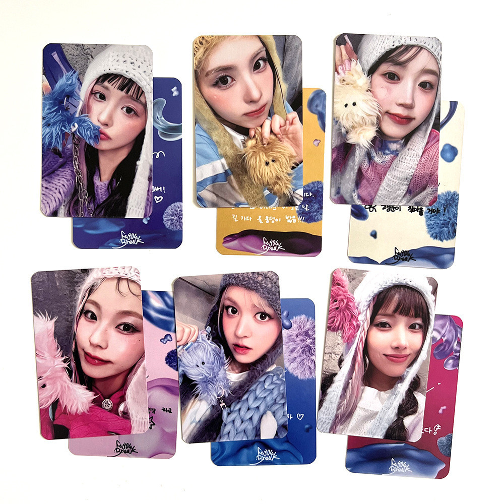 6pcs NMIXX Photocards Fe3O4: BREAK Album DASH Lomo Cards LILY