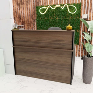 Balcão Atendimento Recepção Consultório Com Gaveta 120x60cm
