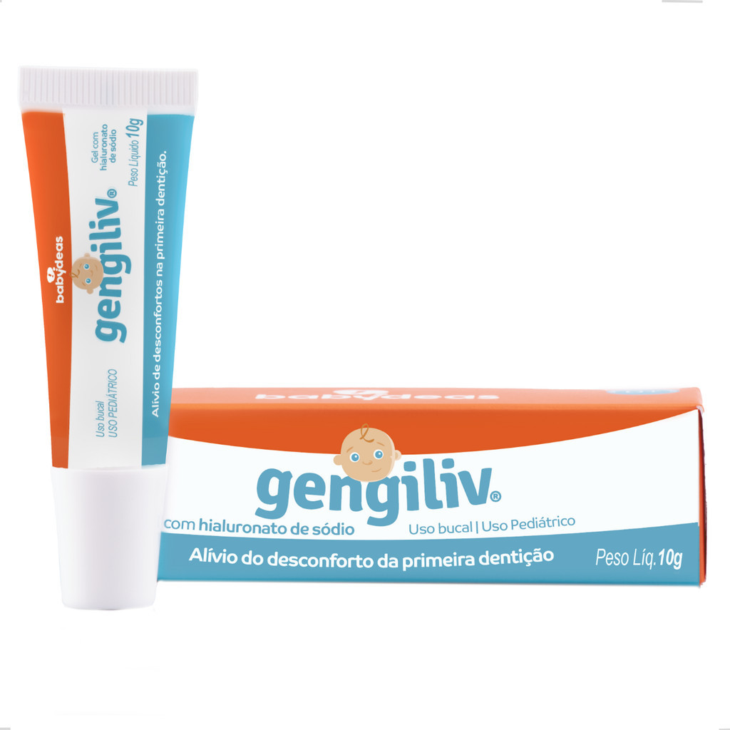 Pomada Pediatrica Gel Para Alivio Da Dor Da Dentição Gengiliv Dentes ...