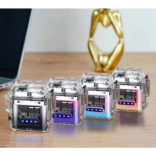 Lanterna Chaveiro portátil à prova de vento e à prova d'água com Acendedor Isqueiro Eletrico carregamento USB