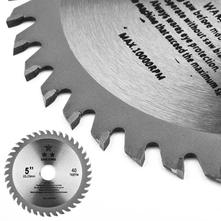 Disco De Corte De 5 Polegadas 125mm Mini Lâmina De Serra Circular Para Madeira Ferramentas Rotativas De Metal Plástico 40 Dentes