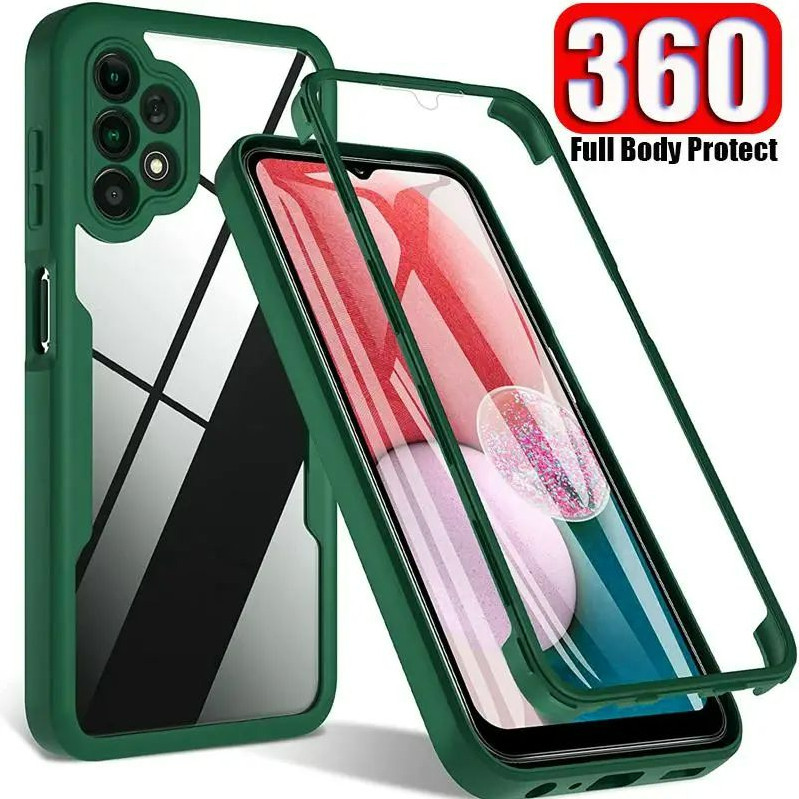 Para Samsung Galaxy A05 A05s A03 A15 A25 A35 A55 A14 A24 A34 A54 A13 A23 A33 A53 A73 A12 A22 A32 A52 A72 Capa De Corpo Inteiro + Costas