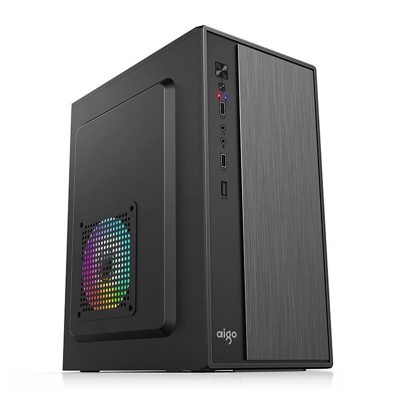 Gabinete Office Aigo Q2506, Mini-Tower, Preto, Q2506-BK