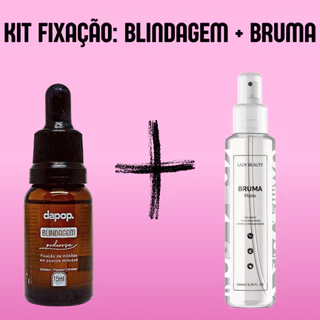 Kit Blindagem Poderosa 15 ml Dapop + Bruma Fixadora Matte Refrescante Lady Beauty