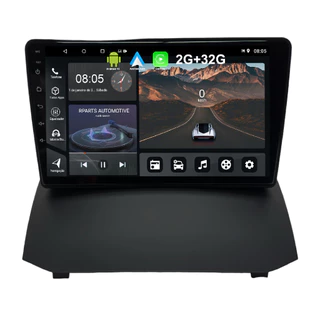 Kit Central Multimidia 9 Polegadas Android Ford New Fiesta Mexicano 2014 a 2017 Preta