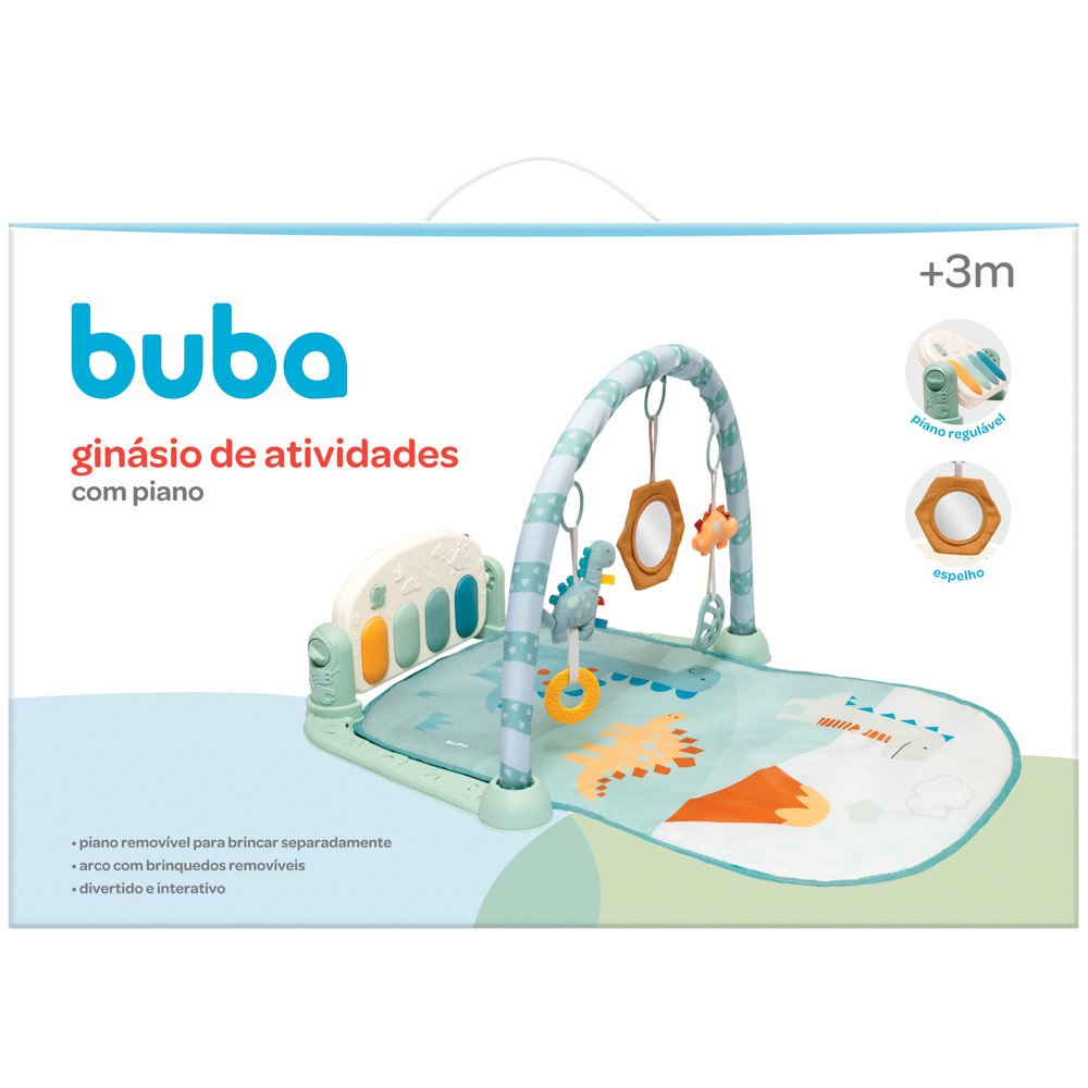 GINASIO DE ATIVIDADES COM PIANO DINO BUBA | Shopee Brasil