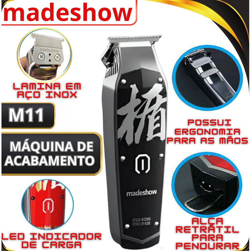 Máquina De Acabamento Madeshow M11 Sem Fio Motor 7.200 RPM