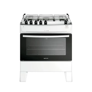 Fogão 5 Bocas Atlas Milão Top A Gás Branco Bivolt
