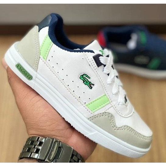 Tenis Sapatênis Infantil Lacoste Sporte Masculino Menino Bebê Criança ...