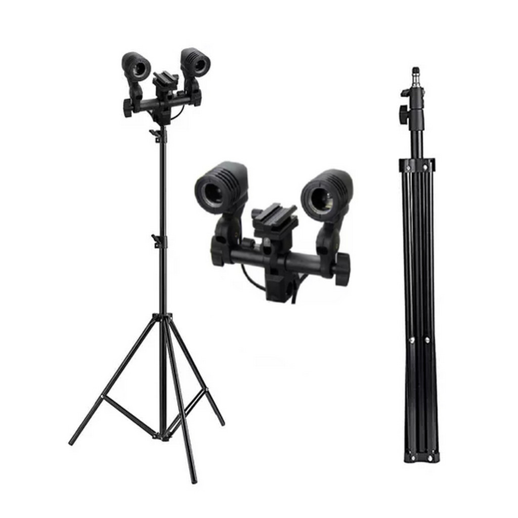 Kit Luz Para Polimento Estetica Automotiva Com Tripé E Bocal