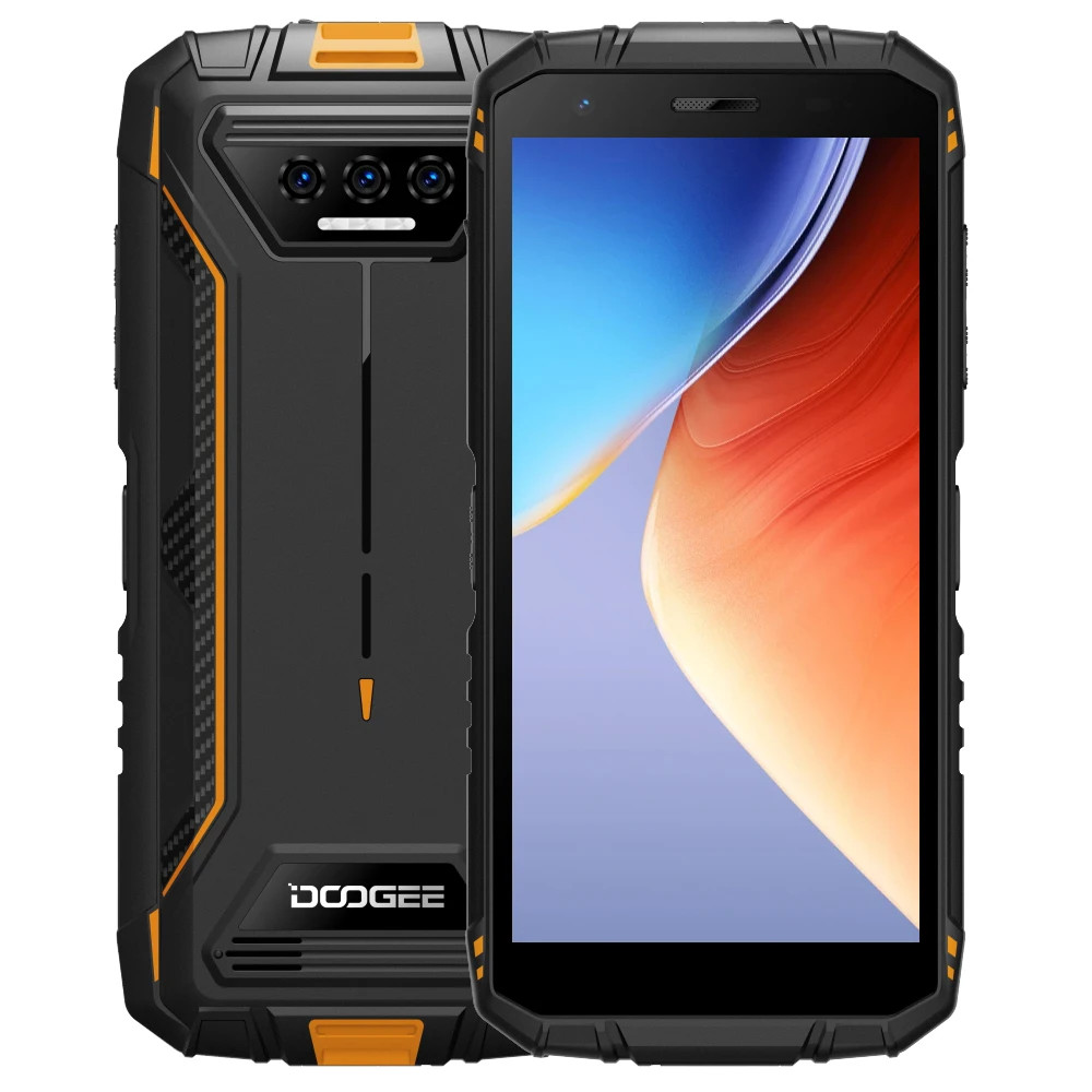 DOOGEE S41 Max 16GB 256GB Smartphone Robusto 6300mAh 13MP AI Tripla Câmera Celular NFC 4G Android 13