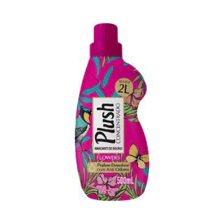 Amaciante Concentrado Flowers Anti Odores Plush 500Ml