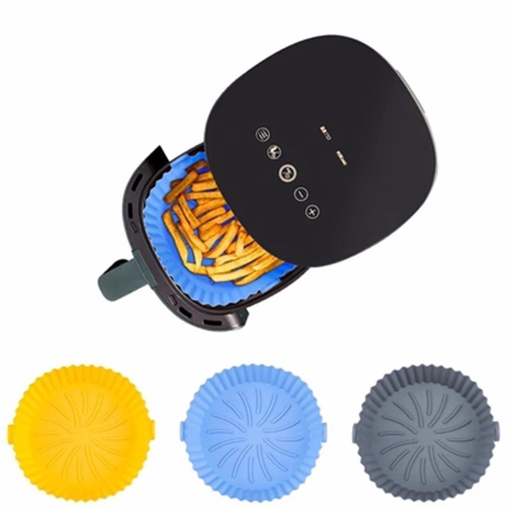 Formas De Assadeira Para Fritadeira Air Fryer Em Silicone Flexível Lavável