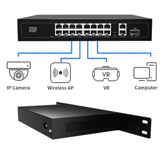 Switch Rj45 Lan Gigabit 16 Portas Hub 10/100/1000mbps Bivolt