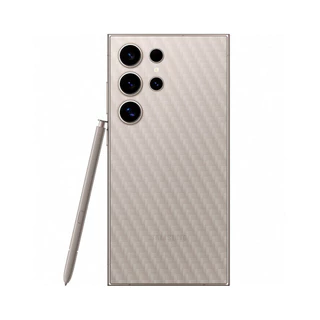 Película Adesivo Skin Carbono Transparente Samsung Galaxy S24 Ultra