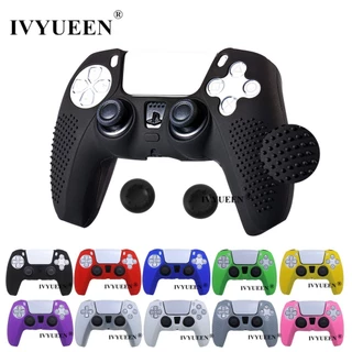 IVYUEEN Capa de proteção de silicone com textura antiderrapante para o controle DualSense do PS5