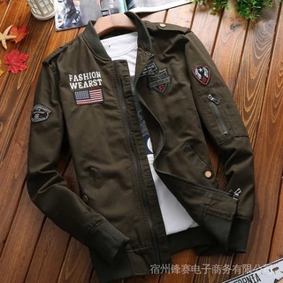 Casual uniforme militar dos homens 2022 Primavera Outono puro algodão colarinho de beisebol Workwear
