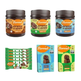 Kit Avelã Lover - Doces Zero Com Creme De Avelã Flormel