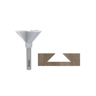 Fresa para Puxador de Gaveta 40x14mm Haste 6mm 2059100.01 Radix