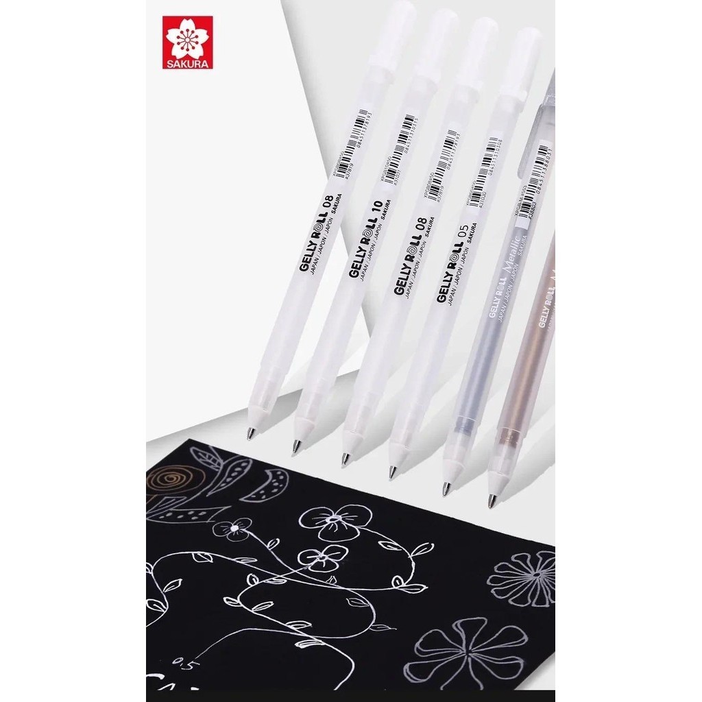 Xizhi Sakura Gelly Roll Gel Pen 0,5mm 0,8mm 1,0mm Caneta