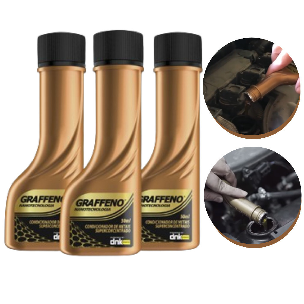 3un Condicionador De Metais Graffeno Nanotecnologia Auto 50ml