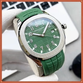 2024 [Caixa Livre E Alta Qualidade] PATEK_ Philippe Relógio De Quartzo Simples Para Esportes Ao Ar Silicone De Casal À Prova D'água