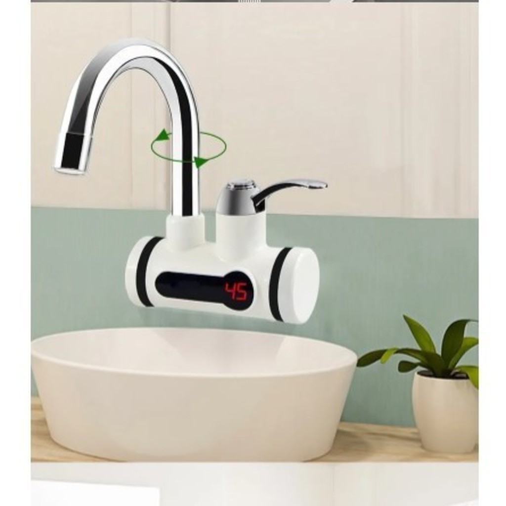 Torneira de Pia com Aquecedor de Água Elétrico instantâneo, Cozinha ...