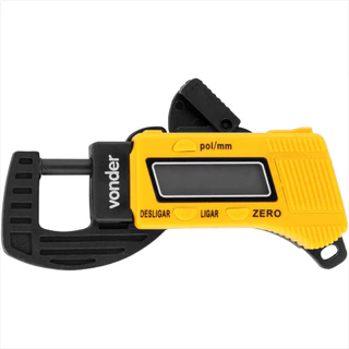 Medidor digital de espessura 0 a 12,7 mm - Vonder