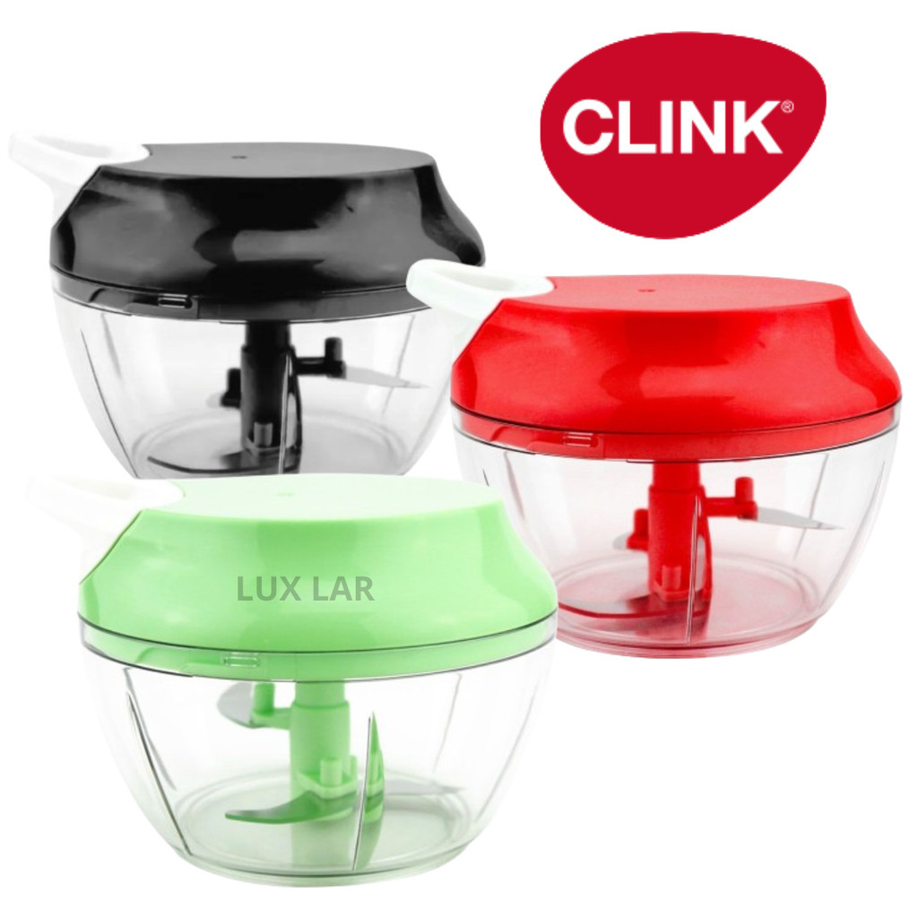 Processador de Alimentos Manual Clink 3 Lâminas Triturador d