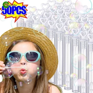 10/20/50pcs Festa De Casamento Tubo De Bolha De Amor-Para , Aniversário , Presentes Infantis-Tubos Vazios Sabão-Suprimentos Festas