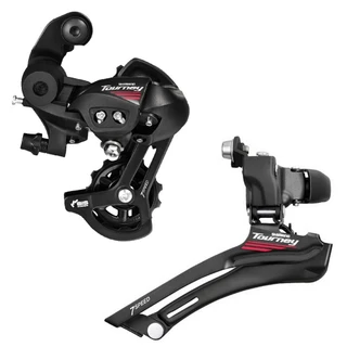 CÂMBIO DIANTEIRO E TRASEIRO SHIMANO TOURNEY A070 RD-A070 + FD-A070 - 2X7V