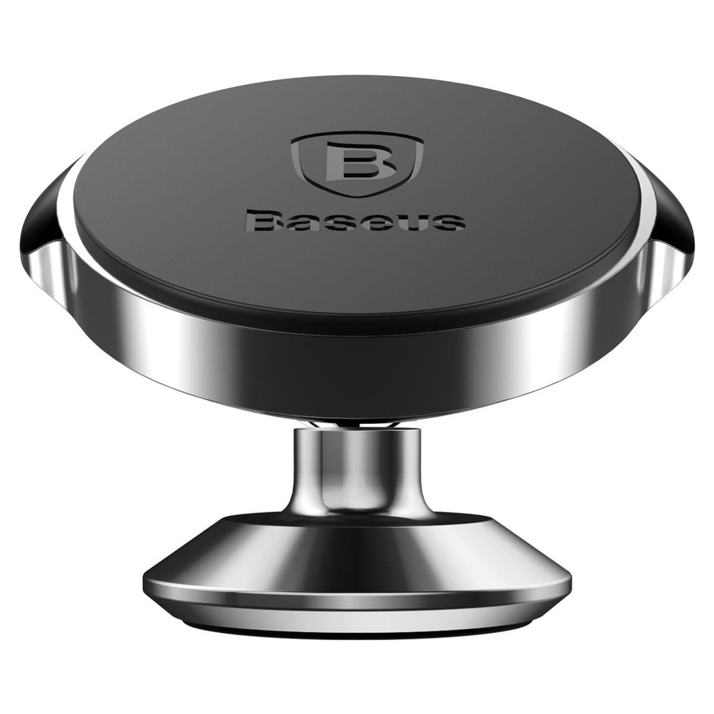 Baseus Suporte Veicular Magnético Small Ears 360º Adesivo 3M - Celular, iPhone, Samsung, Xiaomi, Motorola - Fixação no painel do carro