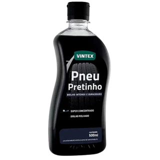 Limpador 500ml Pneu Pretinho Brilho Molhado Duradouro Vintex Pronto Uso Vonixx