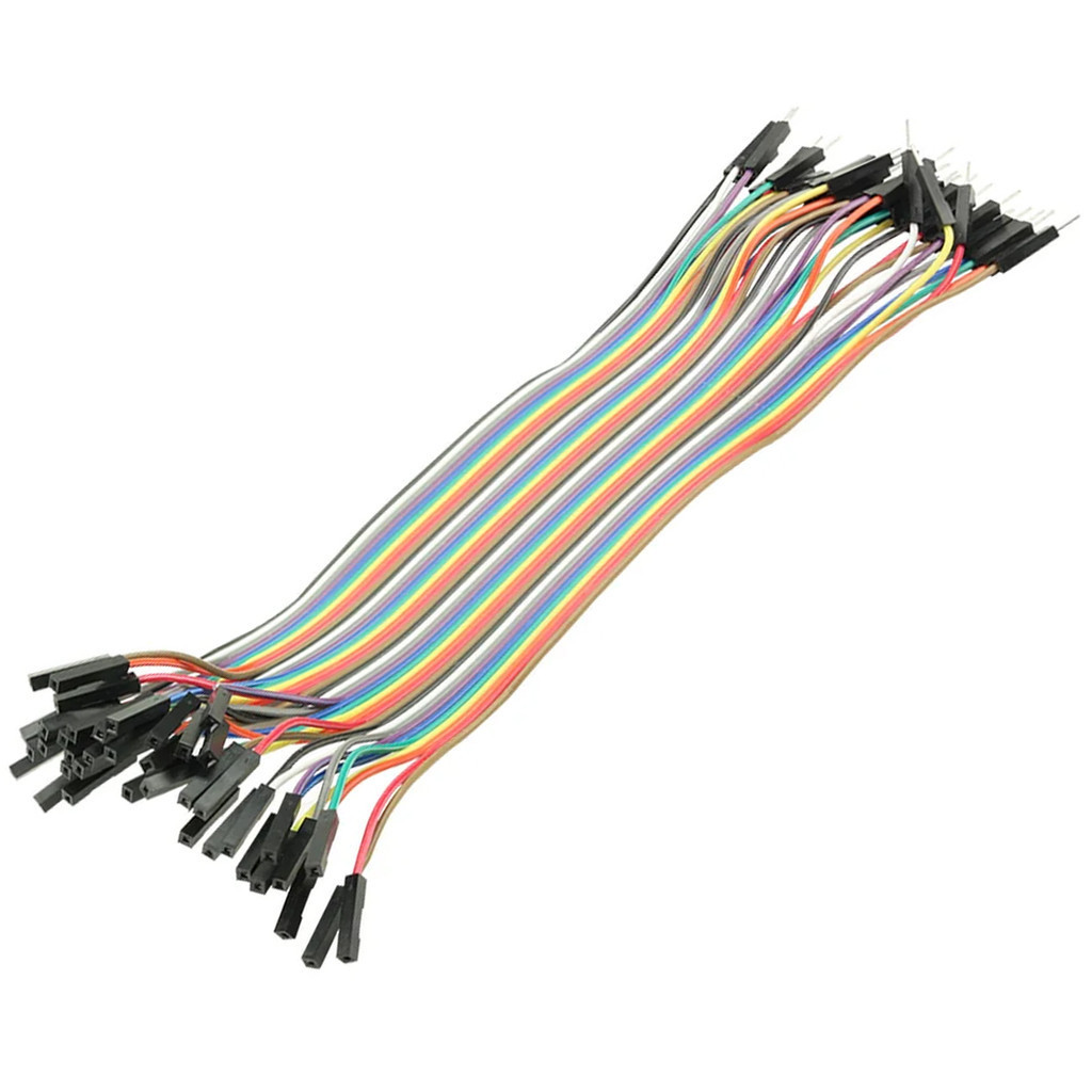 Kit Jumpers Macho x Femea 30cm 40 Unidades Para Projetos Arduino ...