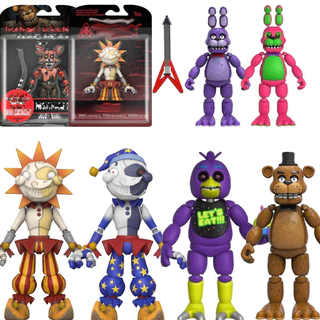 Funko Pop Five Night's At Freddy Sun Moon Fnaf Foxy Bonnie Ação Figura Boneca Modelo Brinquedo